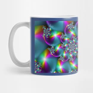 Colorful Party Abstract Spiral Mug